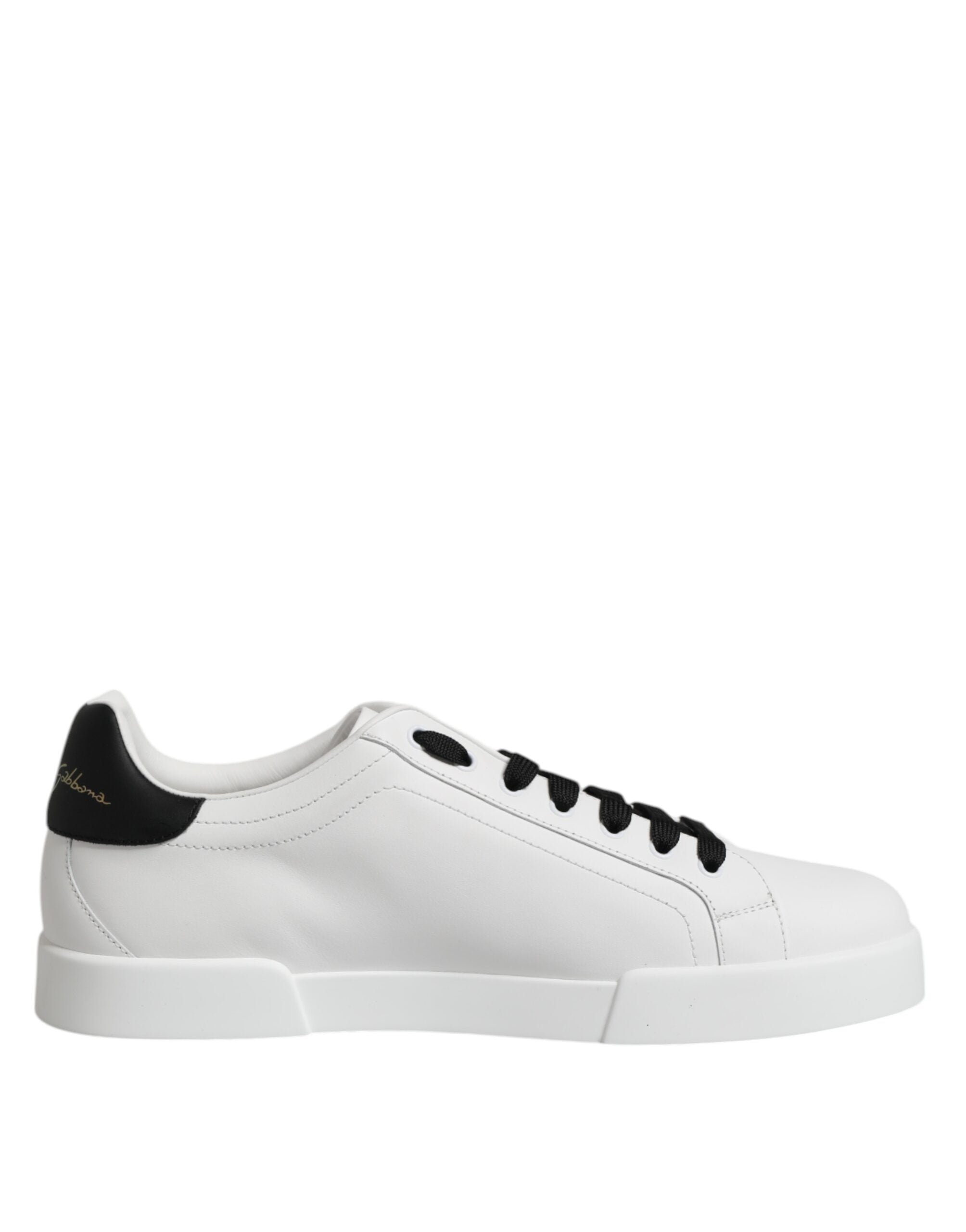 Dolce & Gabbana White DG Logo Portofino Low Top Sneakers Shoes